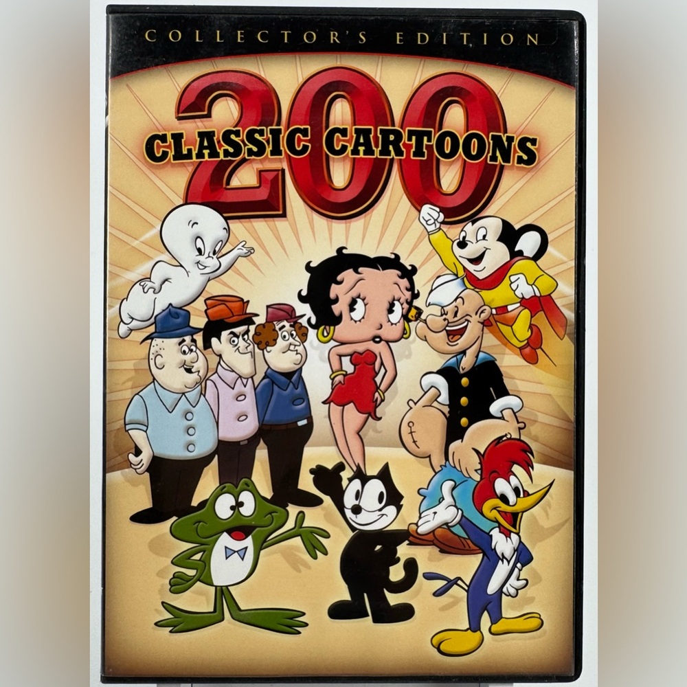 200 Classic Cartoons Collector's Edition on DVD. 4 Disc Set